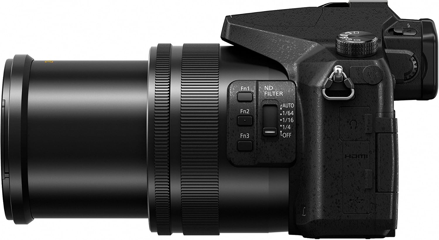 Panasonic LUMIX FZ2500 4K Point and Shoot Camera, 20X LEICA DC VARIO-ELMARIT F2.8-4.5 Lens, 21.1 Megapixels, 1 Inch High Sensitivity Sensor, 422 10-bit, HDMI Out, DMC-FZ2500 (USA BLACK)