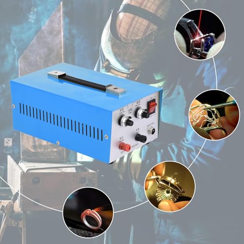 Jewelry Spots Welder for 0.1MM-0.8 MM- 110V Portable Spots Welding Machine Adjustable Welding Power| Jewelry Welder Spots Welder Pulse Argons Arc Jewelry Welder Jewelry Spots Welding Tool