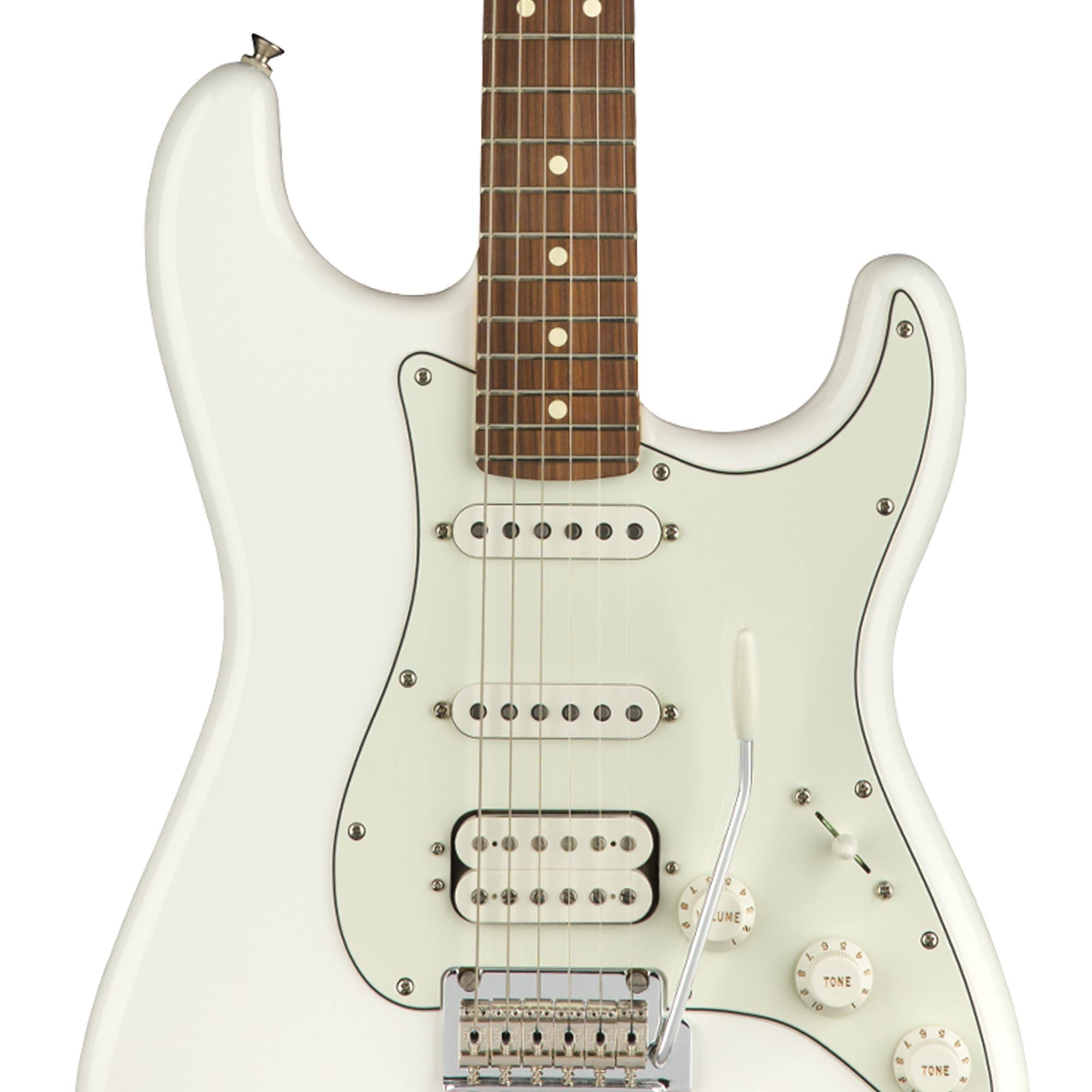 Fender Player Stratocaster HSS Electric Guitar (PAU Ferro/Polar White)