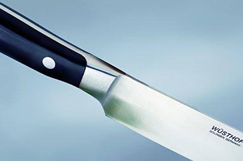 Wusthof WU4176 Classic Ikon 7-Inch Santoku Hollow Edge Black