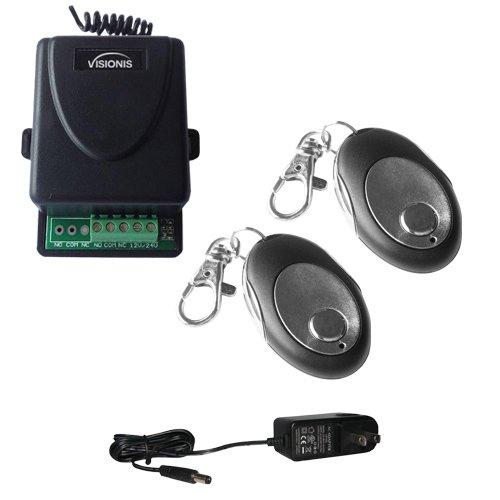 Visionis FPC-5206-VS One Door Access Control Outswinging Door 300lbs Electromagnetic Lock with Wireless Receiver and Remote and Smartphone Controlled WiFi Kit