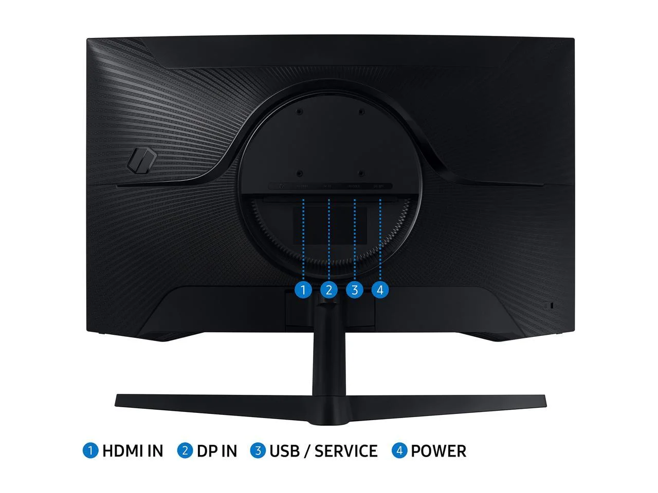 SAMSUNG 32" 165 Hz (Max) VA WQHD Gaming Monitor FreeSync Premium (AMD Adaptive Sync) 2560 x 1440 (2K) HDMI, DisplayPort, Audio Odyssey G55A LS32AG552ENXZA