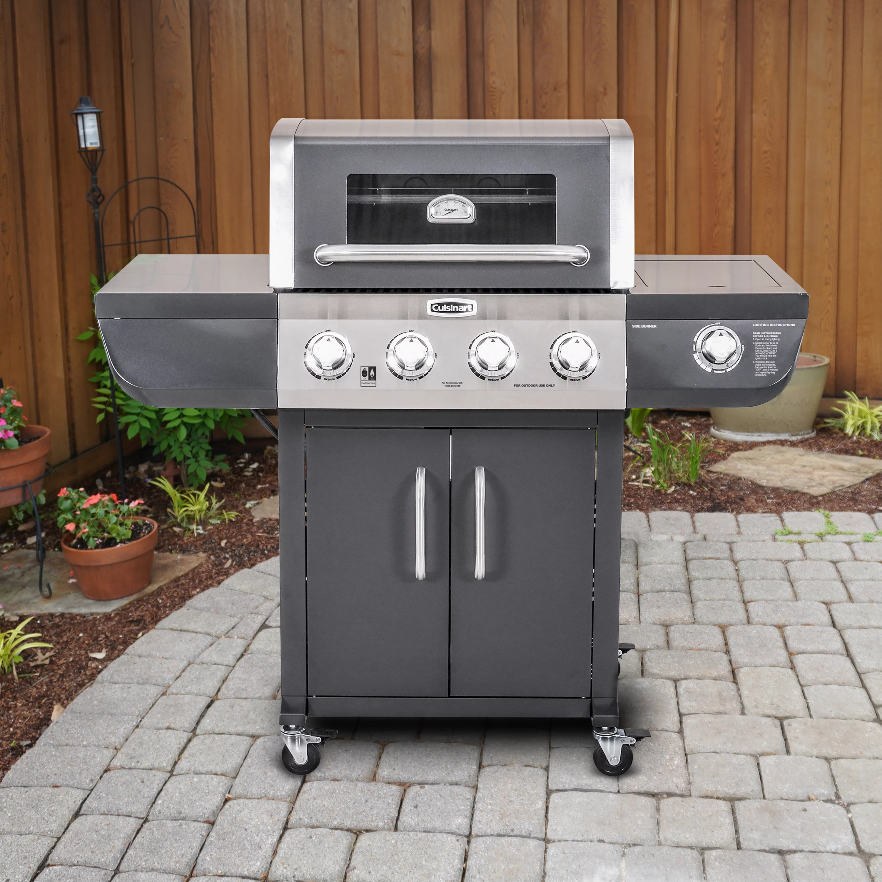 Cuisinart 4-Burner Dual Fuel Gas Grill (Propane/Natural Gas)