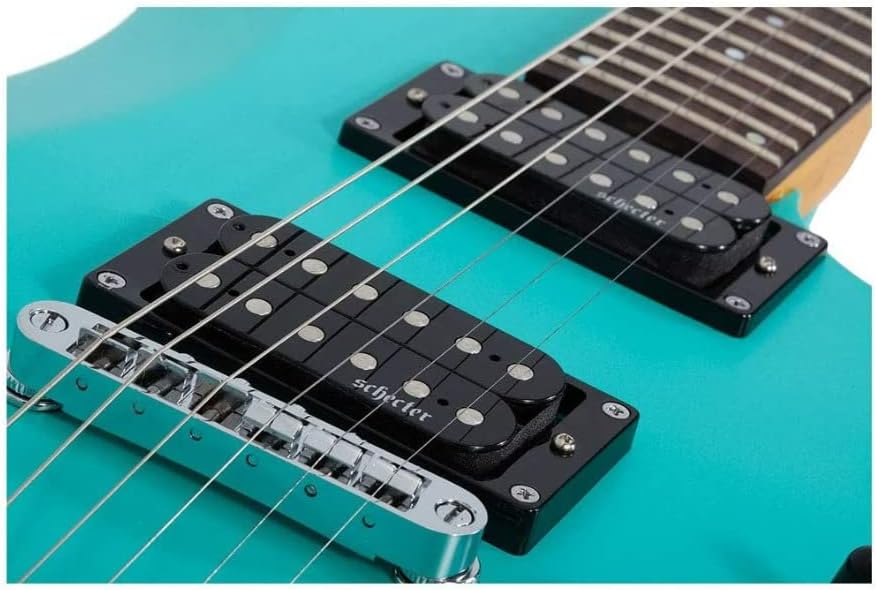 Schecter C-6 Deluxe 6-String Electric Guitar (Right-Hand, Satin Aqua)