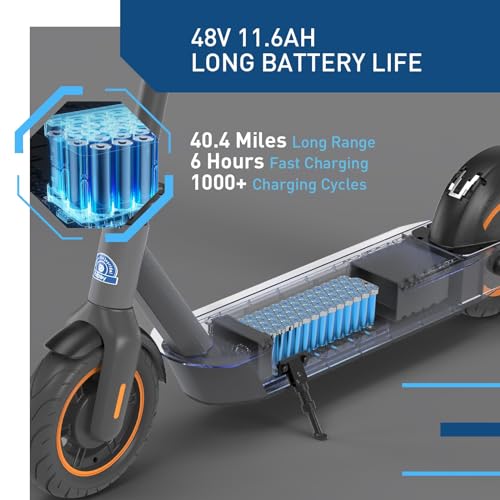 Hiboy S2/S2 Pro/S2 MAX Electric Scooter, 350-500W Motor, 8.5"-10" Solid Tires, 17-40.4 Miles Range, 19 Mph Folding Commuter Electric Scooter for Adults (Optional Seat)