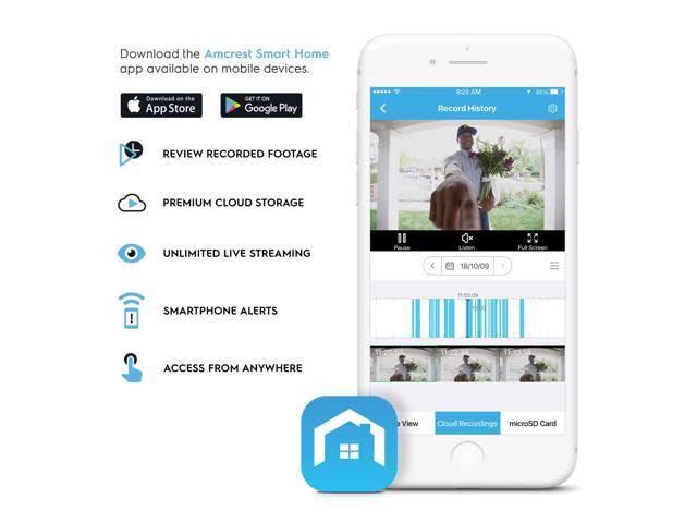 AD110 Amcrest SmartHome Video Doorbell Camera