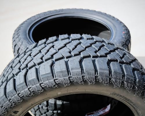 Wildtraxx R/T All-Terrain Mud Off-Road Light Truck Radial Tire-35X12.50R20LT 35X12.50X20 35X12.50-20 126R Load Range F LRF 12-Ply BSW Black Side Wall