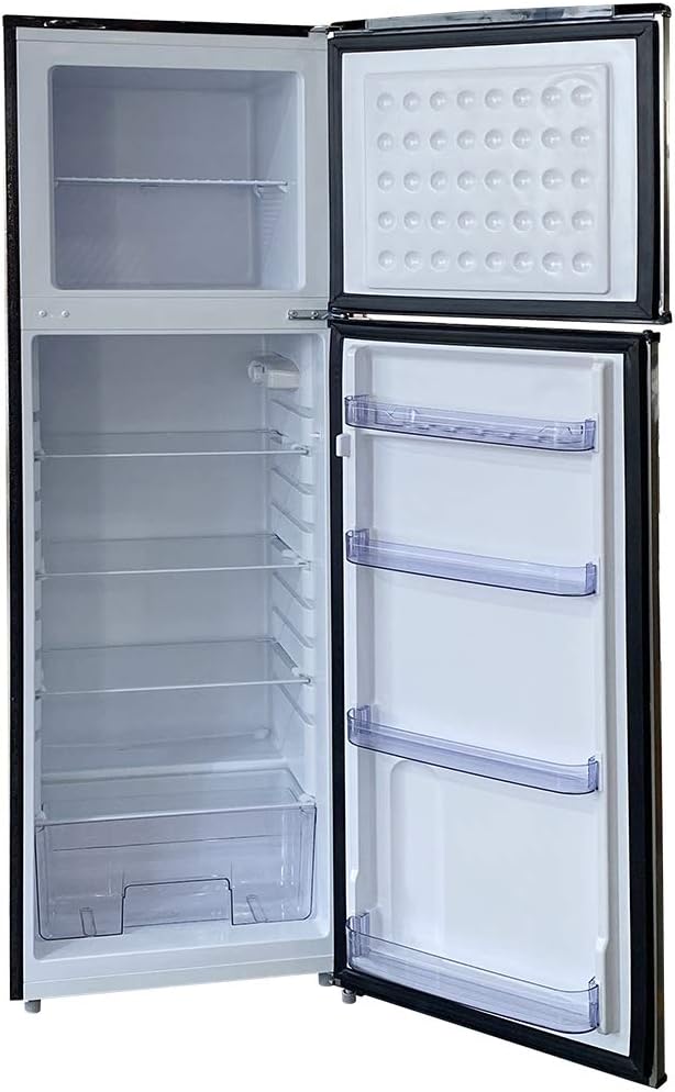 RCA RFR1089 2 Door Apartment Top Freezer Refrigerator, 10 cu ft, Stainless