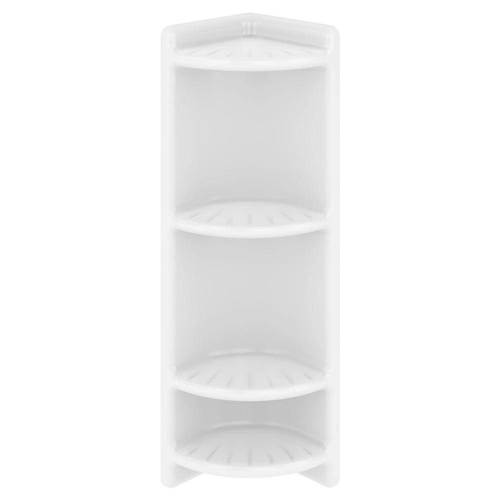 American Standard 4-Shelf Corner Caddy in Dove White