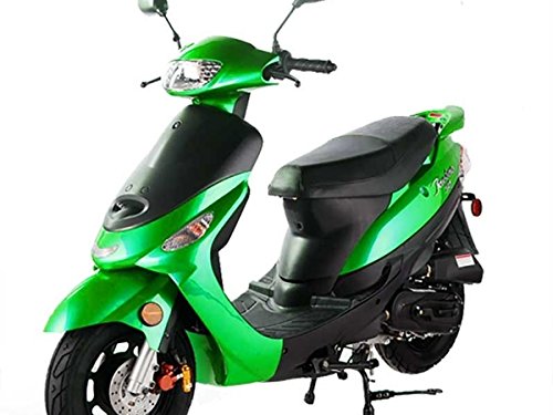 TAO 49cc / 50cc street legal fully automatic scooter moped with a Matching trunk - Choose your color