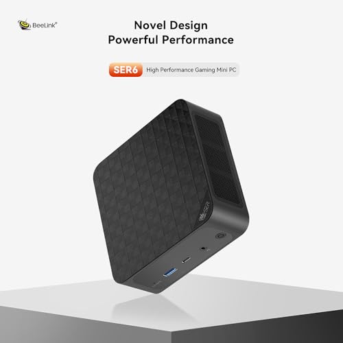 Beelink SER5 MAX Mini PC W11 Pro, AMD Ryzen 7 5800H(8C/16T up to 4.4 GHz),16GB DDR4 500GB NVME SSD Graphics 8 core 2000 MHz WiFi 6/BT5.2 Triple Display Mini Gaming PC Computer