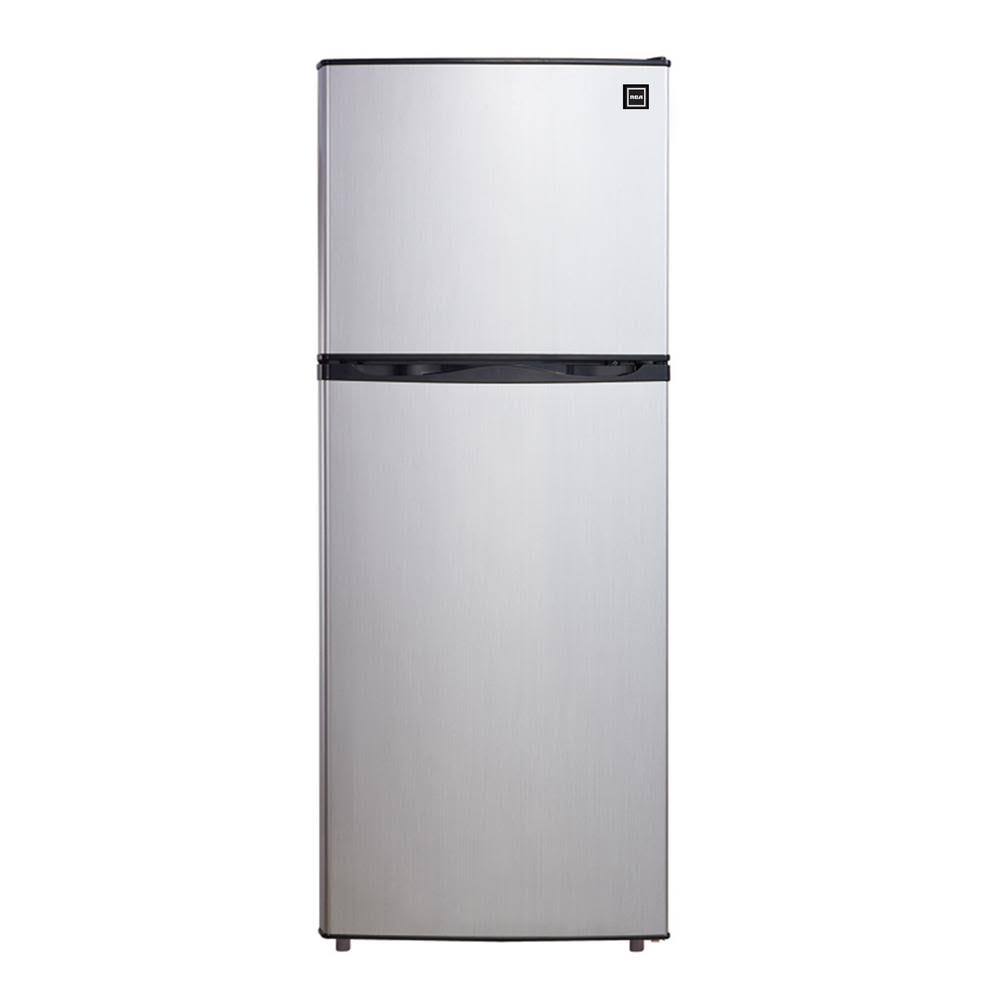 RCA 12 Cu ft. Top Freezer Refrigerator in Stainless Look, VCM RFR1207
