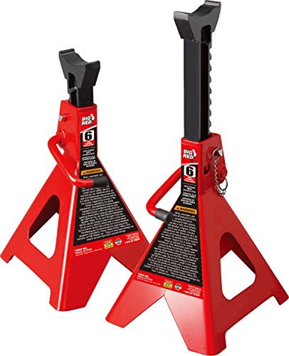 Sunex 1410 10-Ton, High Height, Pin Type, Jack Stands, Pair