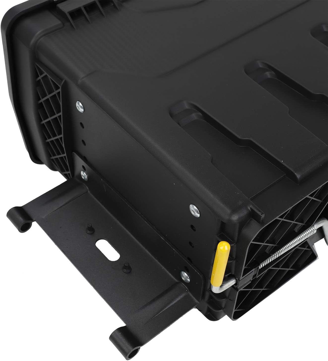 LucaSng Truck Bed Wheel Well Storage Case Tool Box Compatible with Dodge Ram 1500 2500 3500 2002-2018 Rear Driver & Passenger Side Black Lockable Storage Box Unit One Pair
