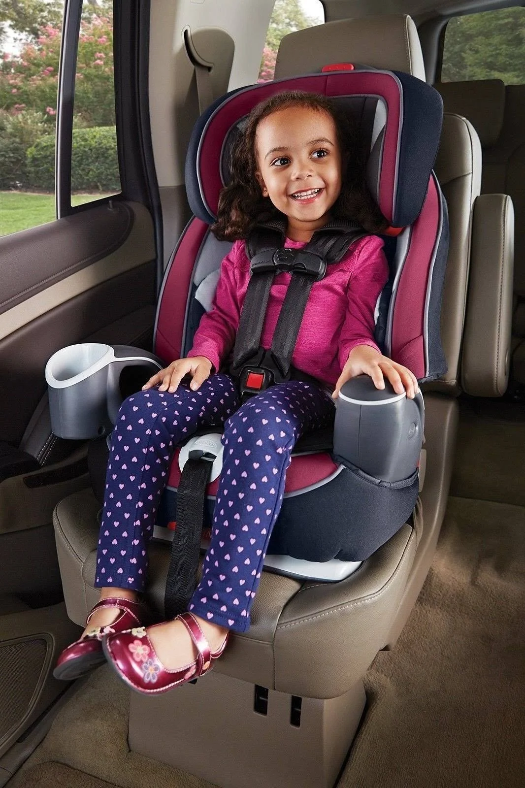 Graco 1946249 Nautilus 65 LX 3 in 1 Harness Booster Car Seat - Ayla