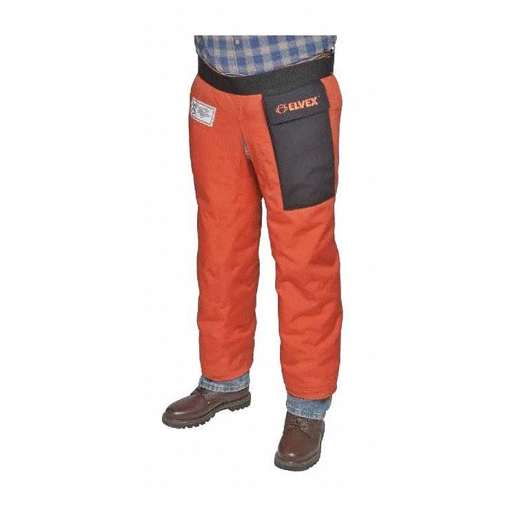Elvex Orange Chain Saw Chaps,36 in