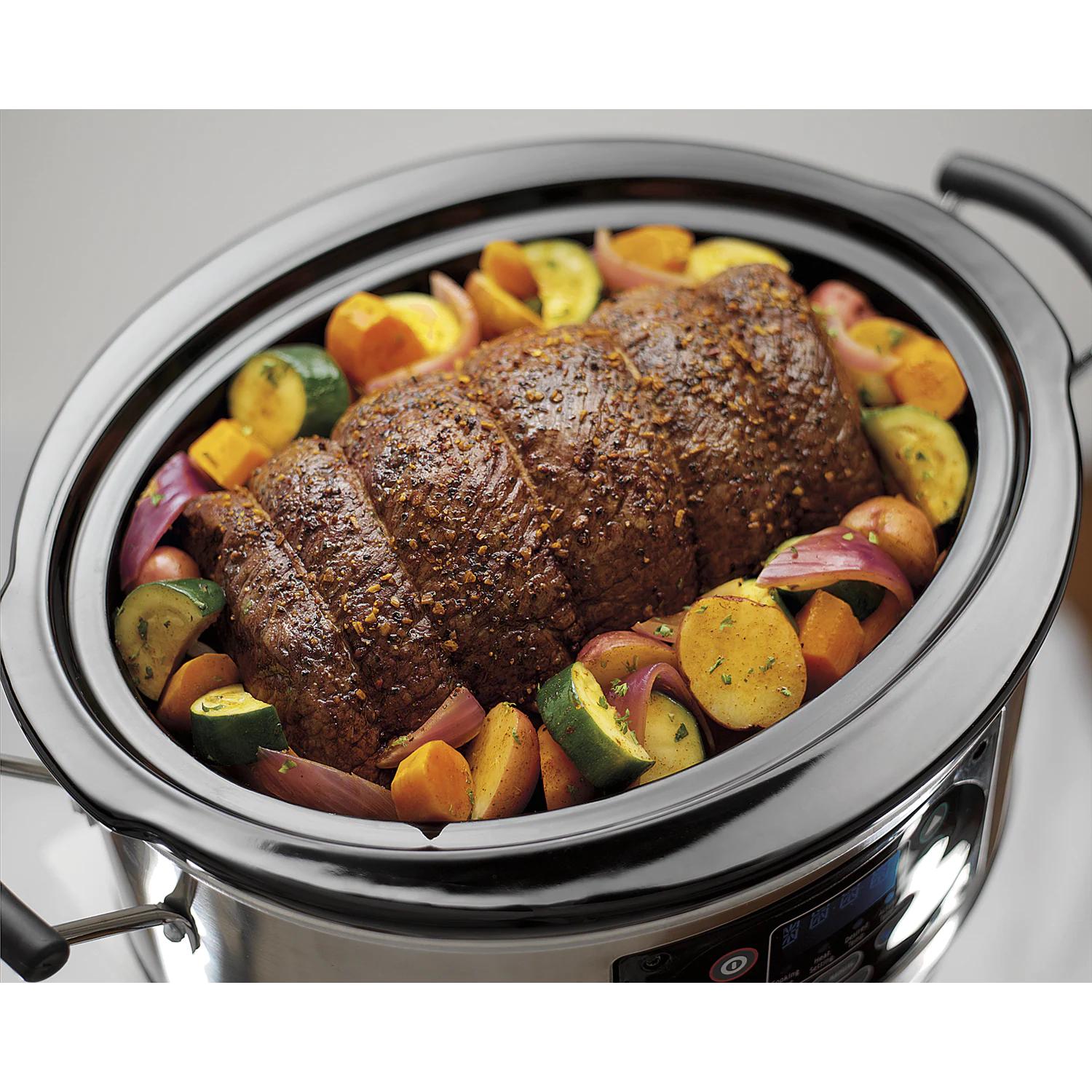Hamilton Beach Silver 7-quart Programmable Slow Cooker