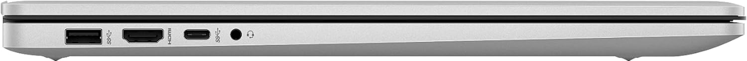 HP 17.3 FHD Laptop, AMD Ryzen 5 5500U (Beat i5-10500) 6-Core up to 4.0GHz, 8GB RAM, 256GB NVMe SSD, USB-C, Numeric Keypad, Fingerprint, HDMI, Webcam, WiFi, Win 10S, Natural Silver