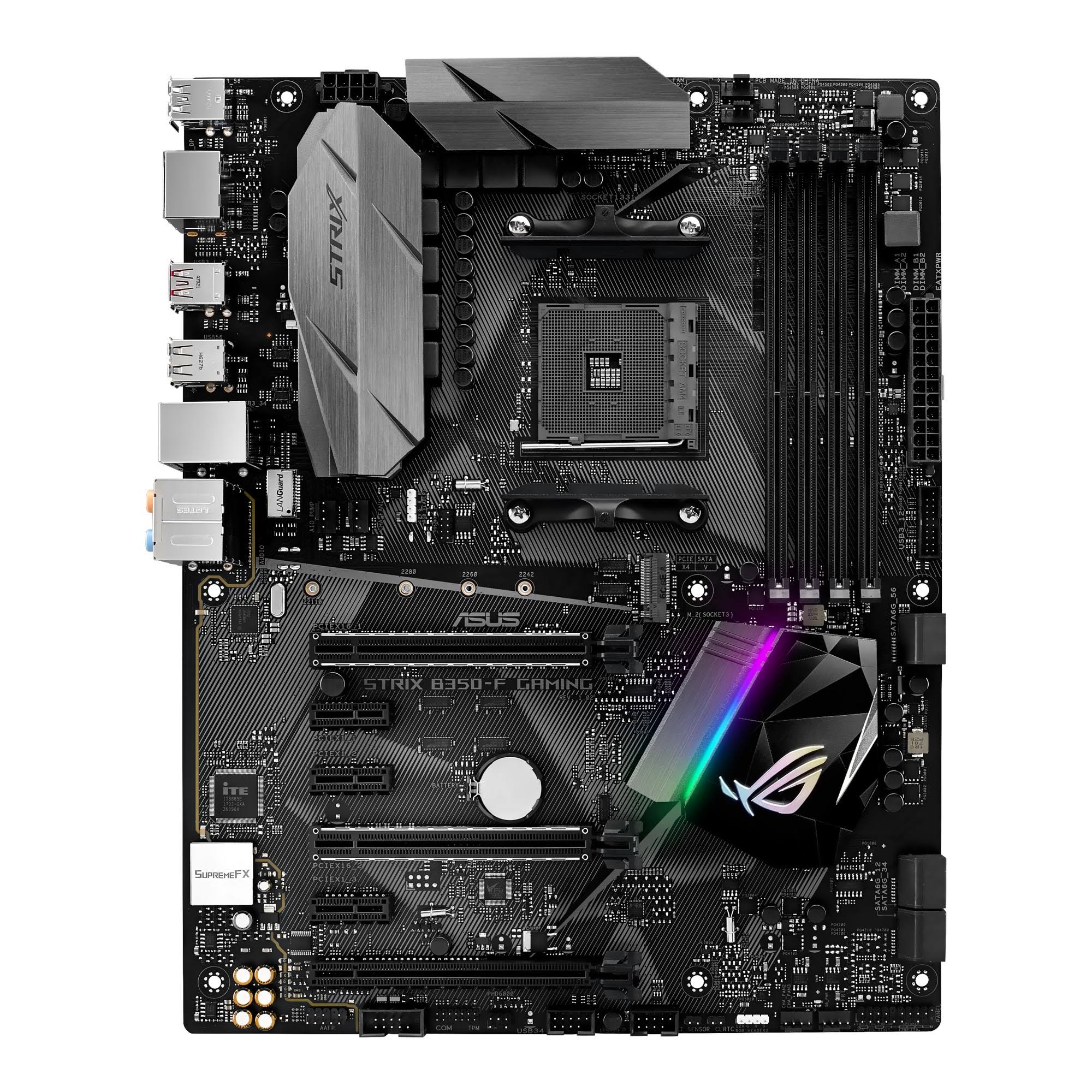 Asus AMD ROG Strix B350-f Gaming AM4 DDR4 ATX Motherboard 90MB0UJ0-M0