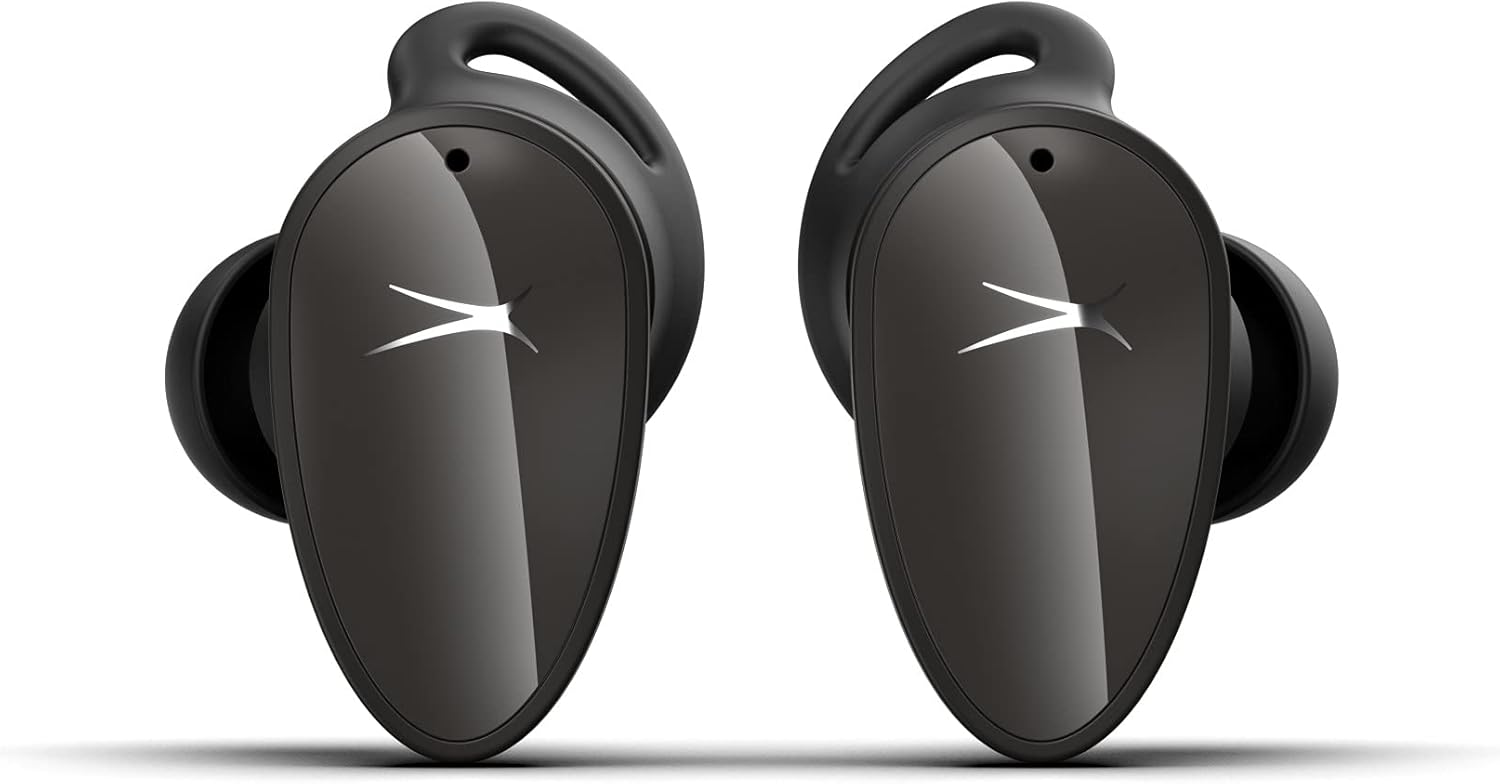 Altec Lansing Noise Cancelling Bluetooth Wireless Earbuds, Mini in Ear Headphones with Microphone, TWS NanoBuds Sweatproof and Water Resistant, 7 Hour Playtime for Sports and Workouts (Charcoal Grey)