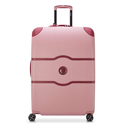 DELSEY PARIS Chatelet Air 2.0 Hardside Luggage with Spinner Wheels, Angora, Checked-Large 28 Inch
