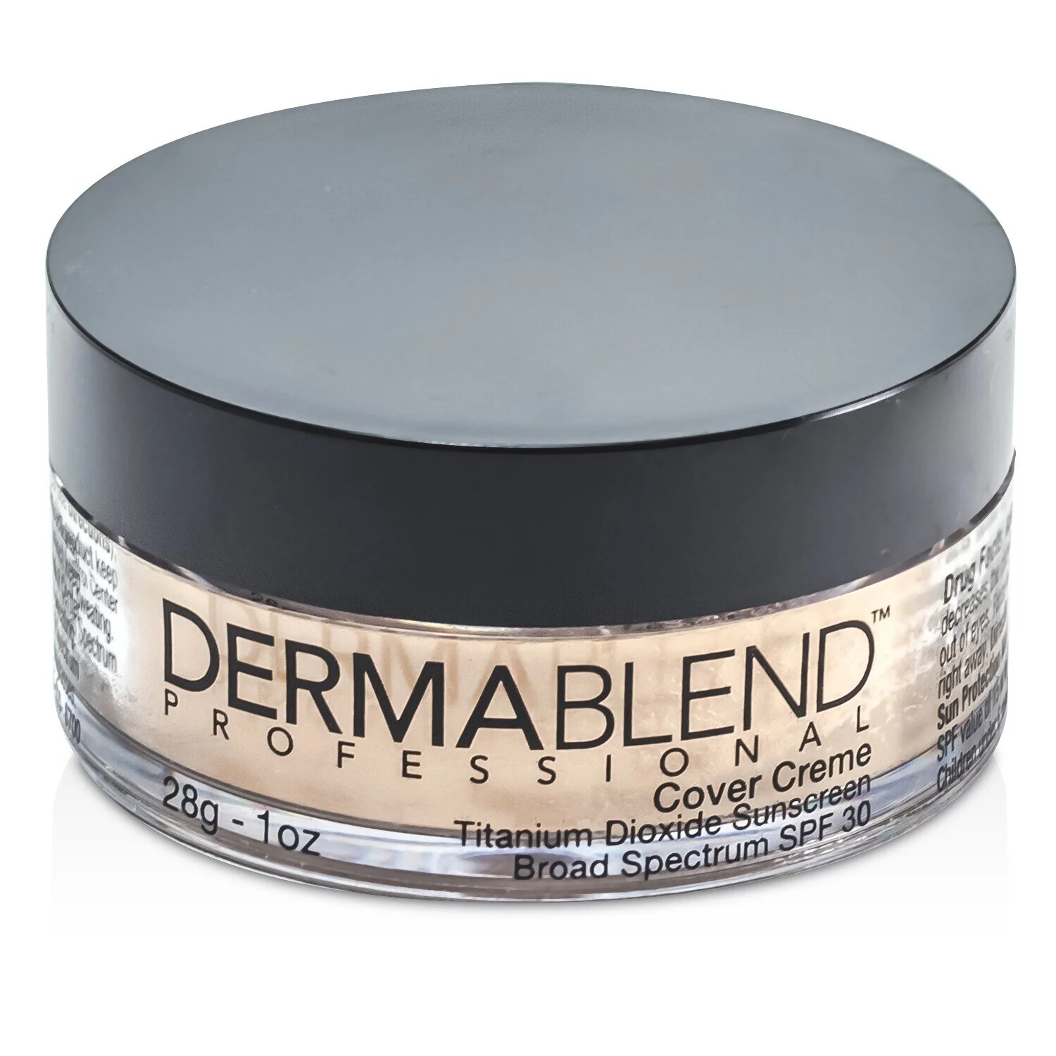 Dermablend Cover Creme Broad Spectrum SPF 30 (High Color Coverage) - Cool Beige  28g/1oz