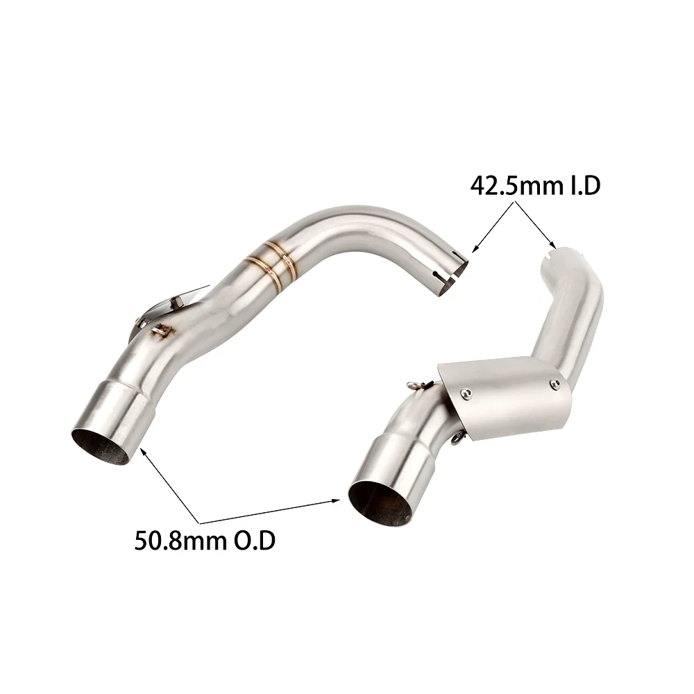 GFYSHIP For Honda VTR 1000 F Firestorm 1997-2006, VTR1000 F Superhawk 1997-2006 VTR1000F Motorcycle Exhaust Pipe Muffler With Middle Link Pipe System