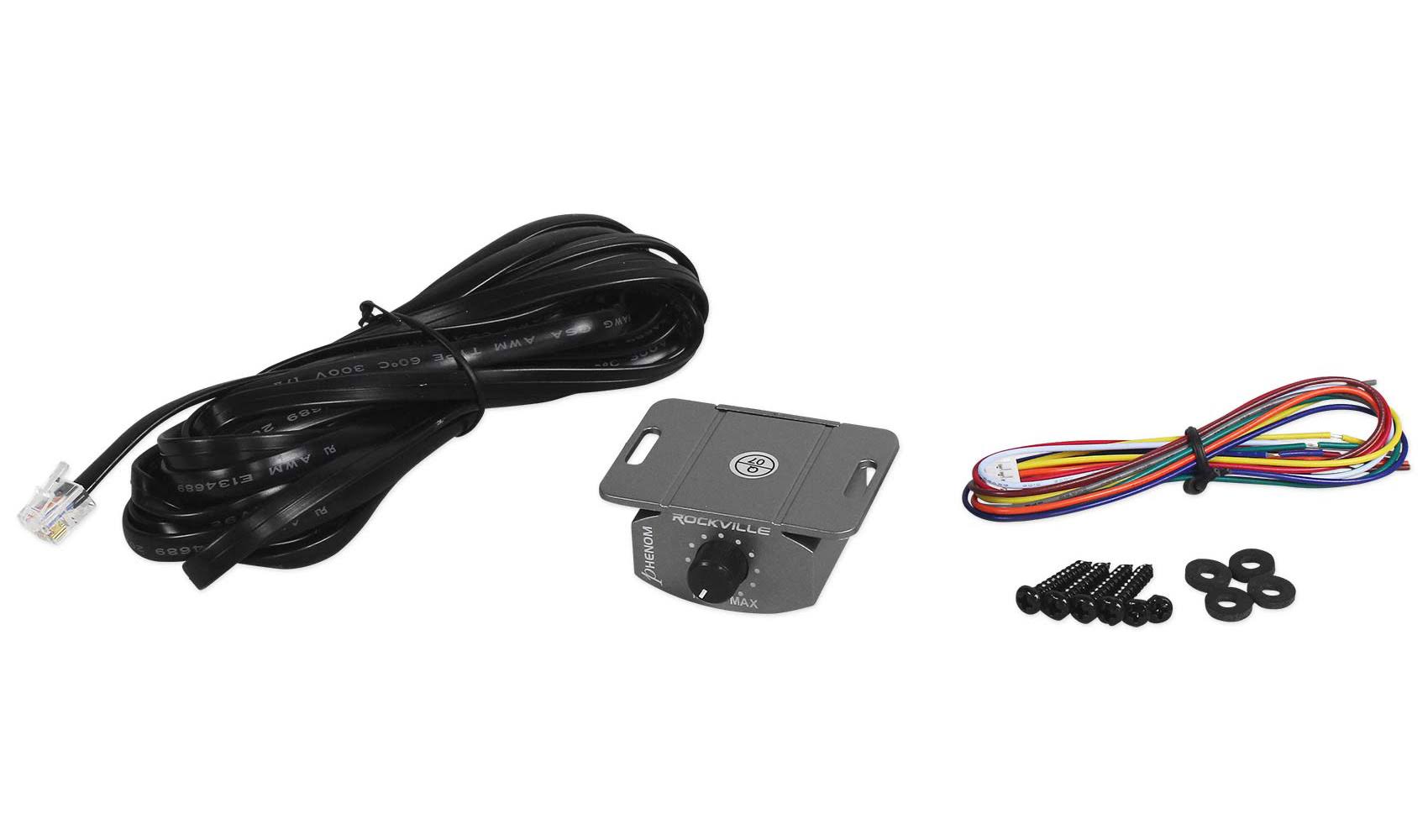 Rockville RXH-F5 3200 Watt/800w CEA RMS 5 Channel Car Stereo Amplifier+Amp Kit