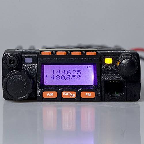 QYT KT8900 Dual Band Mobile Transceiver VHF/UHF 136-174/400-480MHz 25/20W Mini Car Radio Amateur (Ham) Radio, with Programming C