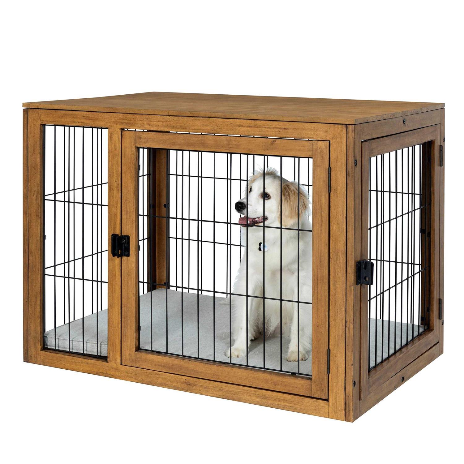 Petmaker Furniture-Style Dog Crate with Double Doors - Pet Supplies online store