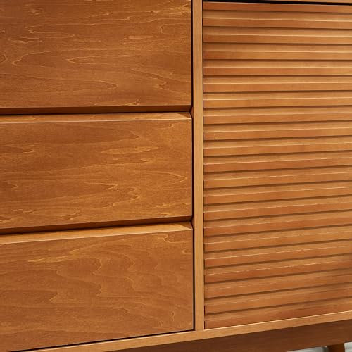 Wooden TV Stand Storage Buffet Cabinet, Sideboard with Adjustable Shelves, Console Table for Dining Living Room Cupboard, (36INCH Buffet Cabinet)