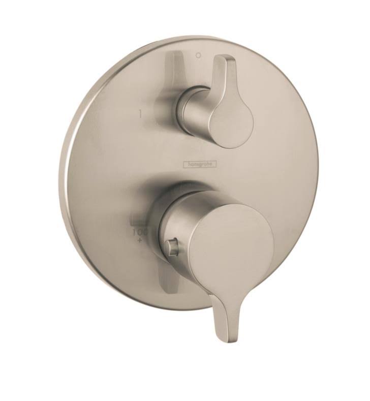 Hansgrohe 04353000 S/E Thermostatic Trim with Volume Control and Diverter - Chrome