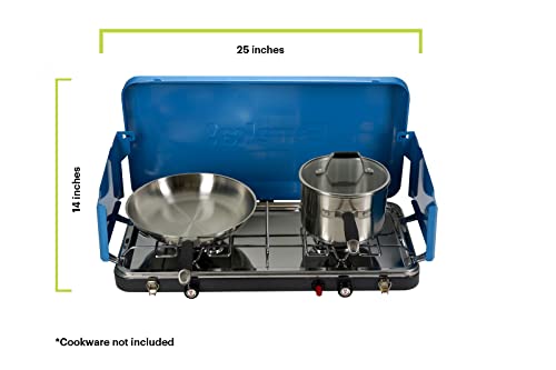 Eureka! Ignite Portable 2-Burner Propane Camping Stove