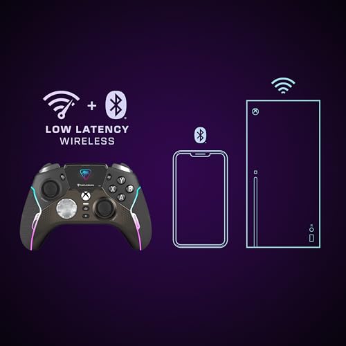 Turtle Beach Stealth Ultra High-Performance Wireless Gaming Controller Licensed for Xbox Series X|S, Xbox One, Windows PC, Android - LED Dashboard, Dock, RGB Lighting, 30-Hr Battery, Bluetooth, Black