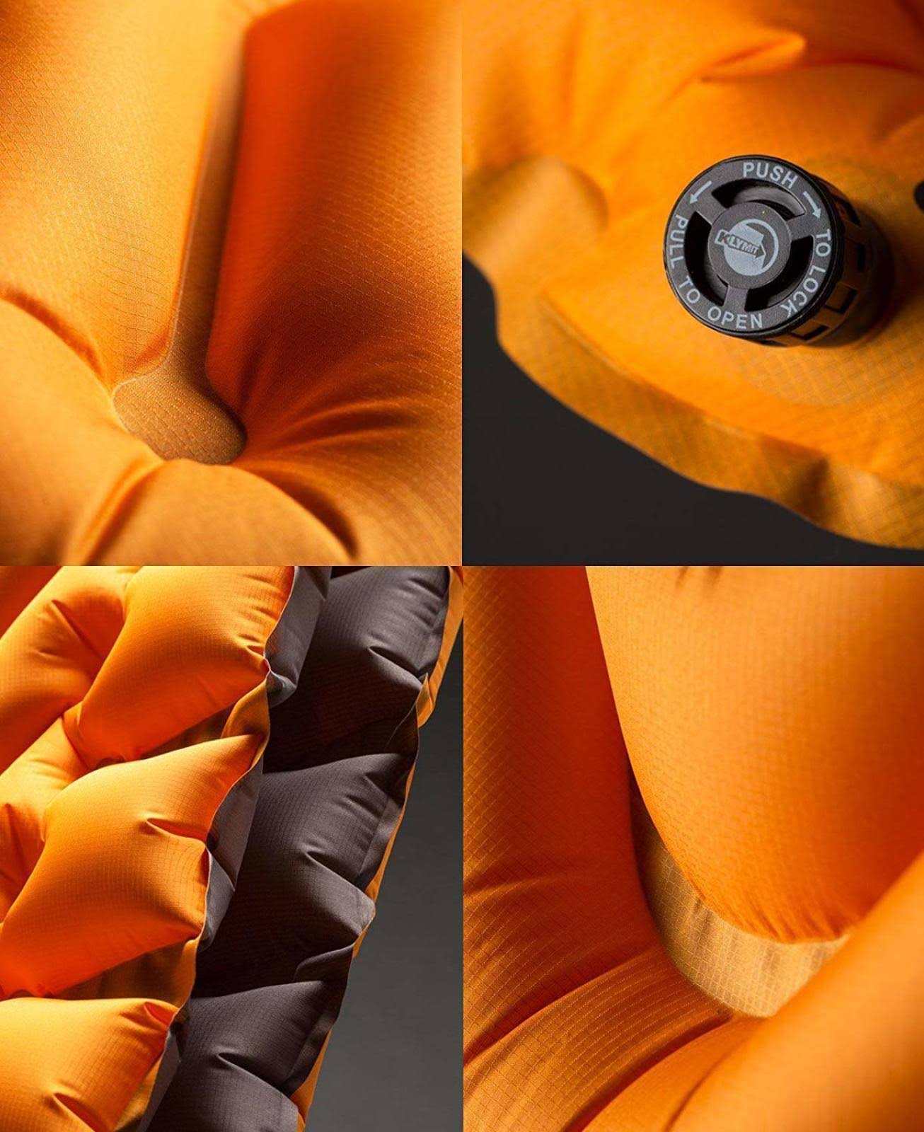 Klymit Insulated Static V Lite Camping Pad, Orange