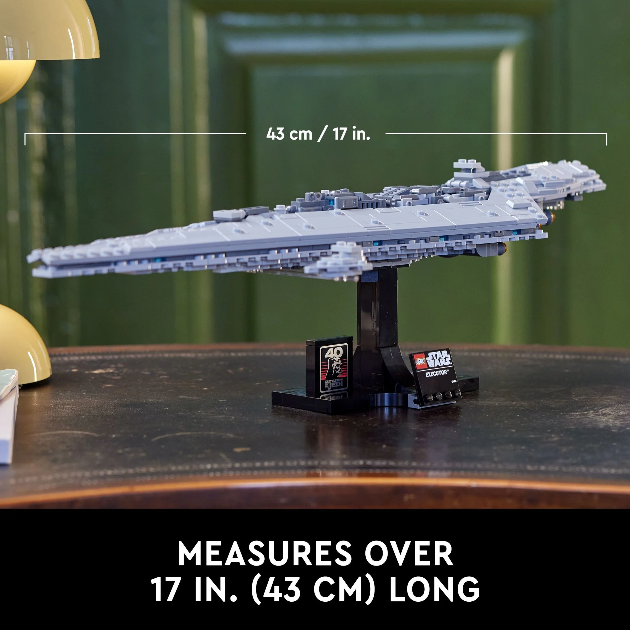 LEGO Star Wars Executor Super Star Destroyer Darth Vader Imperial Starship, Return of the Jedi 40th Anniversary Collectible for Adults and Teens, Great Birthday Gift for Star Wars Fans, 75356