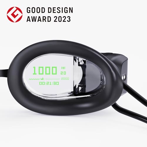 Holoswim 2s AR Smart Swim Goggles Anti-Fog Swimming Goggles Fitness Tracker That Shows Your Metrics