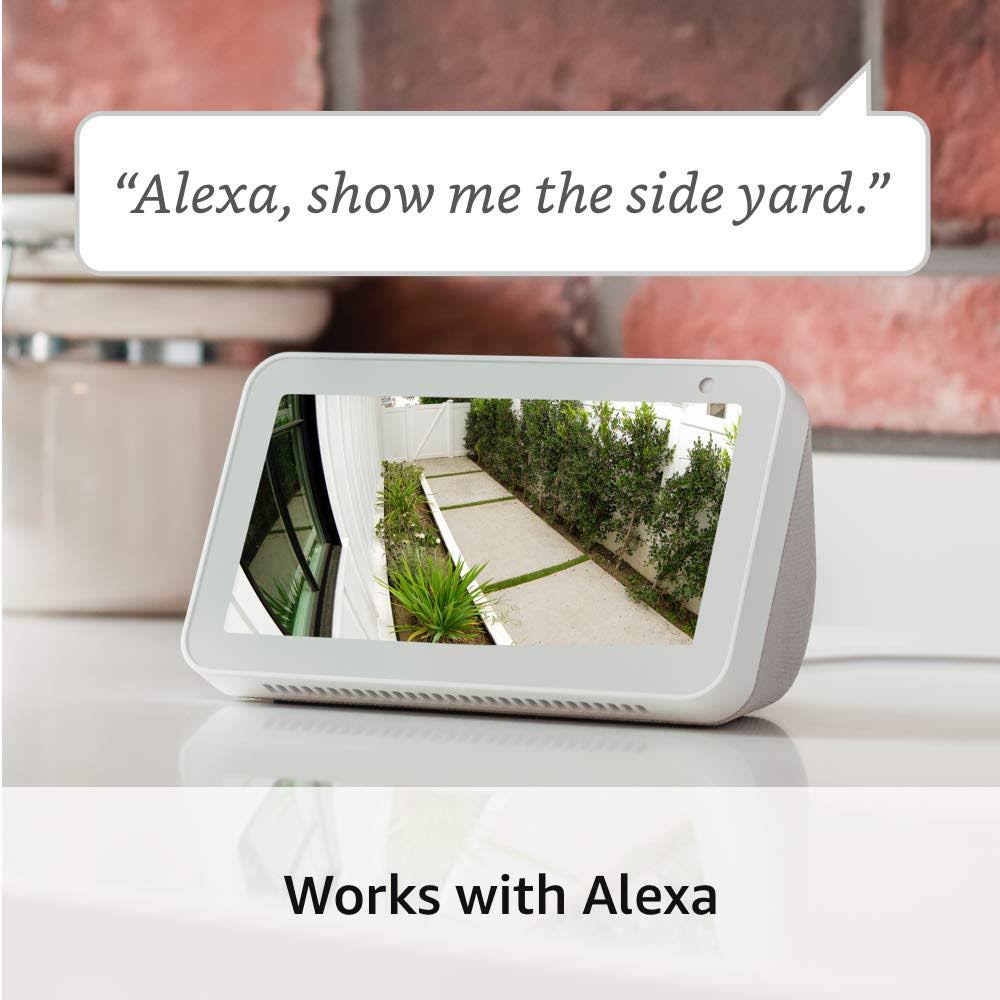 Ring Spotlight Cam Battery HD Security Camera with Built Two-Way Talk and A Siren Alarm Works with Alexa Black / Device Only / 2