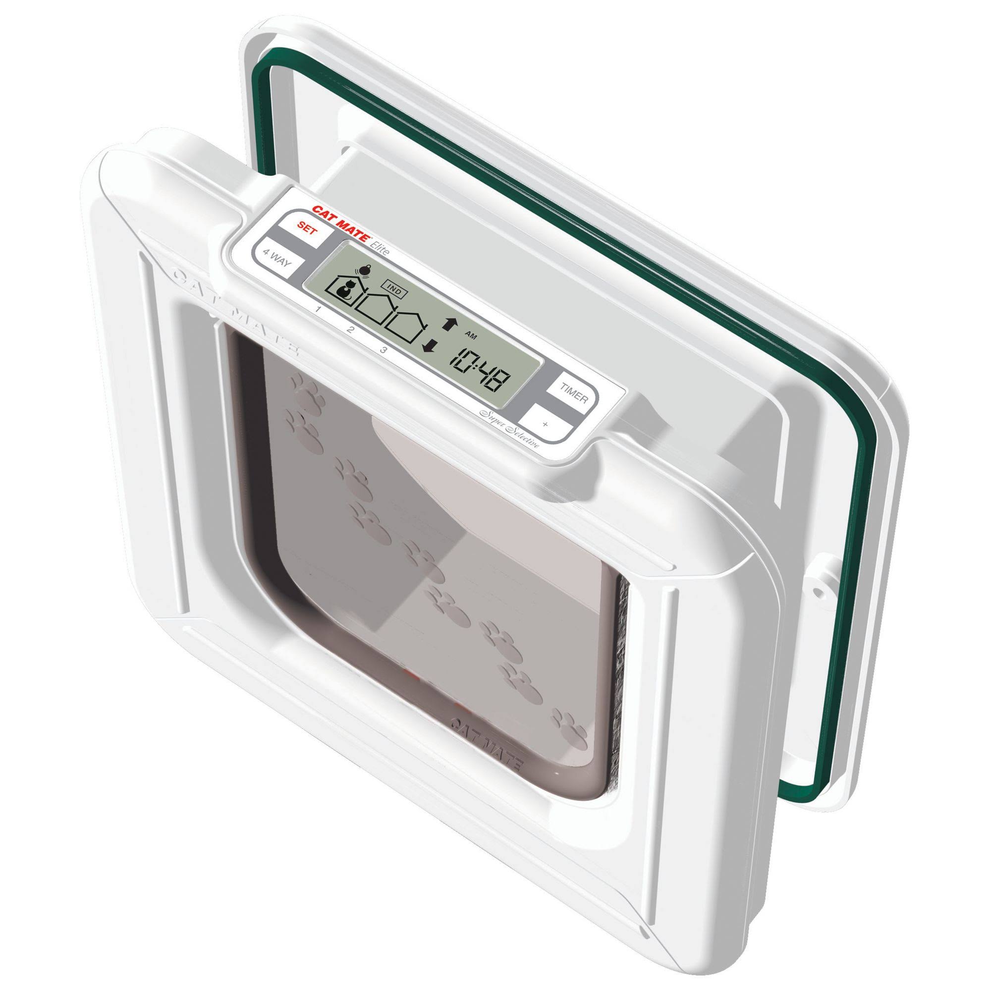 Cat Mate Elite Super Selective Cat Flap, White
