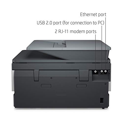 HP OfficeJet Pro 9015e Wireless Color All-in-One Printer with 6 Months Free Ink, Gray (1G5L3A) (Renewed Premium)