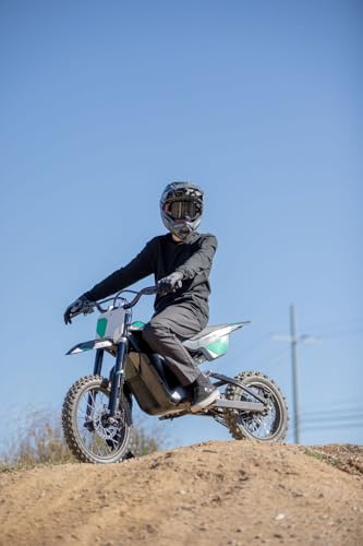 Razor Dirt Rocket Pro Spec, Performance eMoto Motocross Bike for Off-Road Mature Riders, 16Y+, 1600W Motor, 48V Lithium-Ion Battery, Up to 28MPH, Front Suspension & Link Tuned Rear Suspension System
