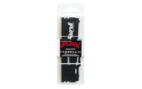 Kingston Fury Beast RGB 64GB (2x32GB) 6000MT/s DDR5 CL30 Desktop Memory | AMD Expo | Plug N Play | Kit of 2 | KF560C30BBEAK2-64