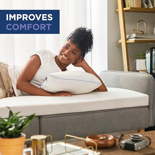 Tempur-Pedic TEMPUR-Adapt + Cooling 3-Inch King Mattress Topper Medium Luxury Premium Foam, Washable Cover, Medium Cooling Topper,white