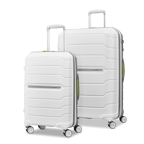 Samsonite Freeform 21-Inch Hardside Carry-On Luggage - Hardshell Carry-On Suitcase - TSA, Airline-Approved - Expandable Hard Shell, Smooth Rolling Spinner Wheels for Lightweight Travel - Navy