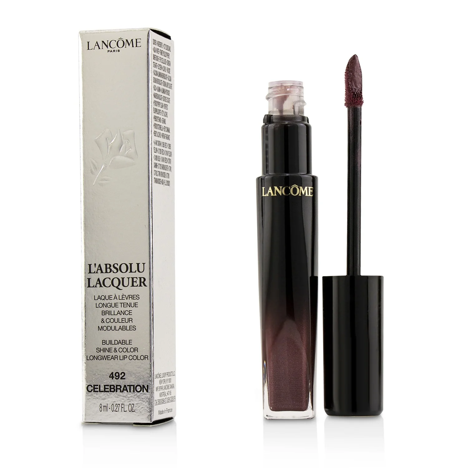 Lancome L'Absolu Lacquer Buildable Shine & Color Longwear Lip Color - # 366 Power Rose  8ml/0.27oz