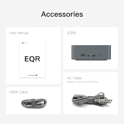 Beelink EQR6 Ai Mini PC, AMD Ryzen 5 6600H(8C/16T, Up to 4.5GHz), Mini Computer 24G DDR5 RAM 1TB NVMe PCIE4.0 SSD, Copilot Micro PC 4K@60Hz Dual Display HDMI/WiFi6/BT5.2/1000Mbps/W11 Pro
