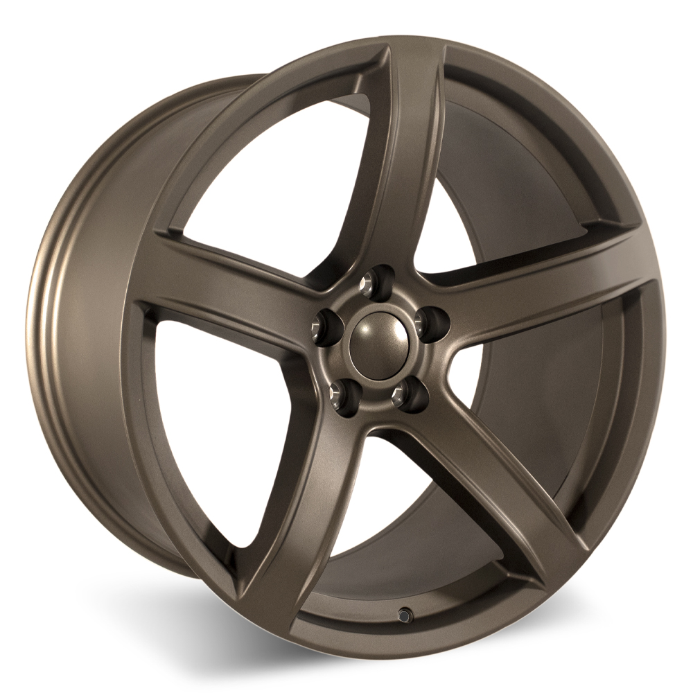 Set of 20" Matte Bronze Flow Forged HC2 Hellraiser Style Wheels for Dodge Charger or Challenger Widebody (20x11, 0mm Offset)