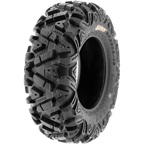 Set of 4 SunF Power.I ATV/UTV AT All-Terrain Tires 24x8-12 Front & 24x10-12 Rear 6 PR Tubeless A033