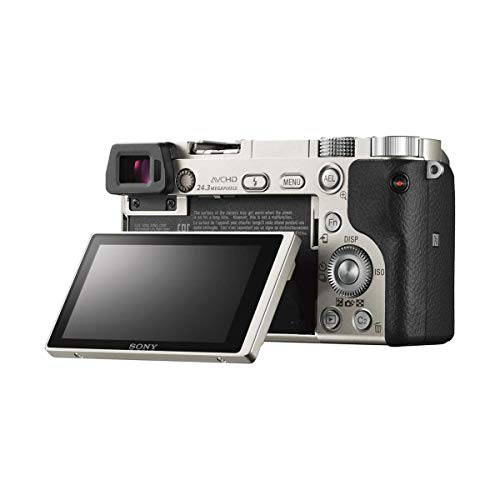 Sony Alpha a6000 Mirrorless Digitial Camera 24.3MP SLR Camera with 3.0-Inch LCD (Black) w/ 16-50mm Power Zoom Lens (Renewed)