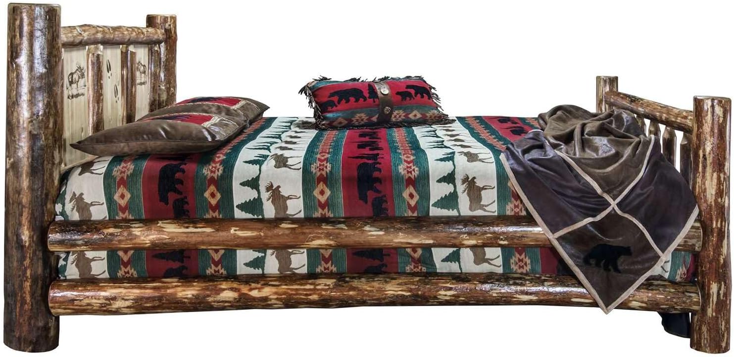 Montana Woodworks Glacier Country Collection Twin Bed, Brown